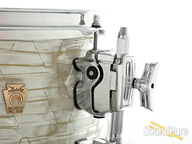 Ludwig 3pc Classic Maple Fab Drum Set Olive Pearl — image 5