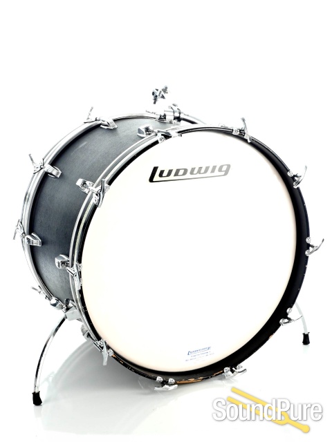 Ludwig 5pc 70s Classic Vintage Black Panther Drum Set — image 6