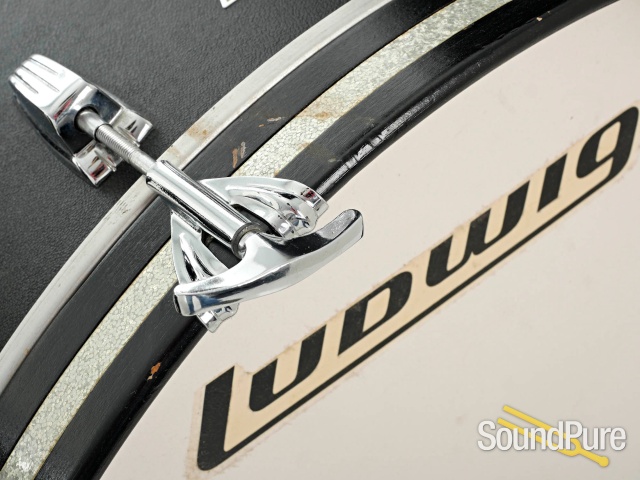 Ludwig 5pc 70s Classic Vintage Black Panther Drum Set — image 7