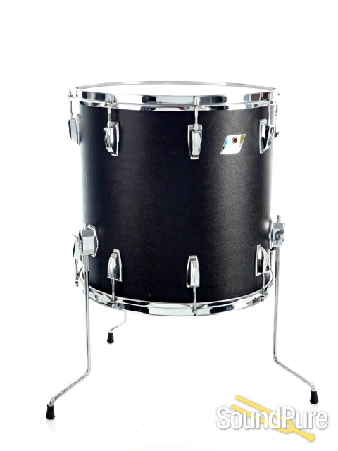 Ludwig 5pc 70s Classic Vintage Black Panther Drum Set — image 8