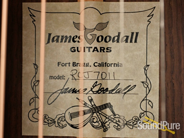 Goodall Concert Jumbo Spruce/EIR Acoustic Guitar #RCJ7011 — image 2