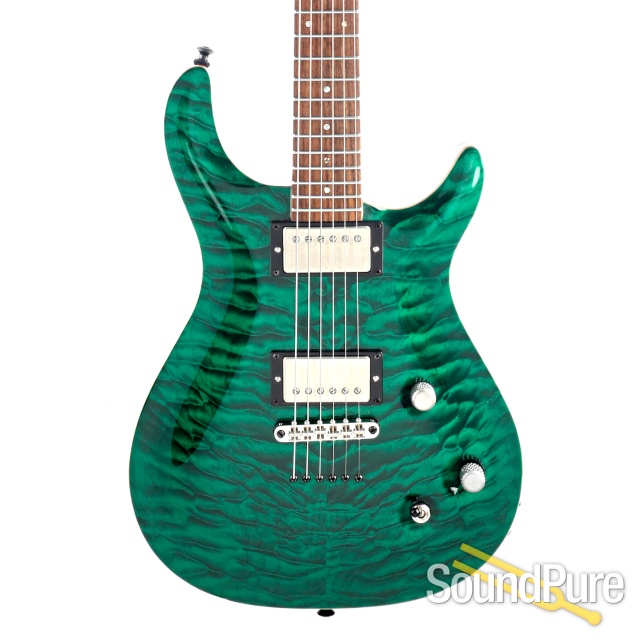 Carvin Kiesel Guitars CT6 Trans Green Electric Guitar - Used — image 1