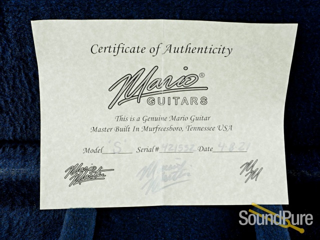Mario Guitars Hardtail S Nile Rodgers Tribute #421552 - Used — image 5