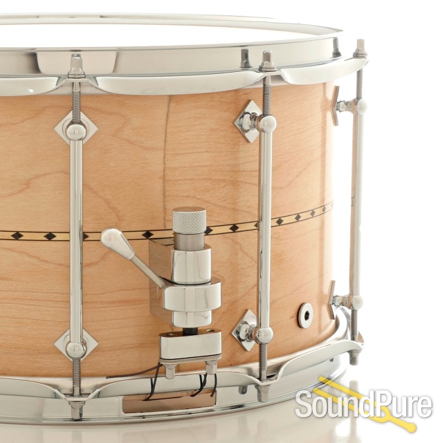 Craviotto 8x14 Maple Custom Shop Snare Drum-Maple Inlay — image 2