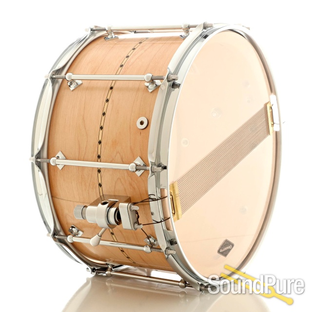Craviotto 8x14 Maple Custom Shop Snare Drum-Maple Inlay — image 3