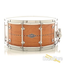 Craviotto 7x14 Mahogany Custom Snare Drum with Walnut Inlay