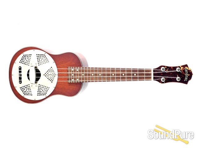 National Resophonic Mahogany Concert Ukulele #17388 - Used — image 6