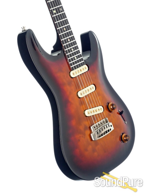 Nik Huber Dolphin Custom SSS 3 Tone Burst #6 475 - Used — image 2