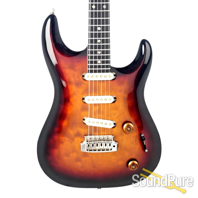 Nik Huber Dolphin Custom SSS 3 Tone Burst #6 475 - Used — image 1