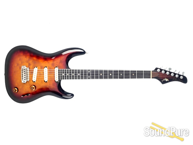 Nik Huber Dolphin Custom SSS 3 Tone Burst #6 475 - Used — image 8