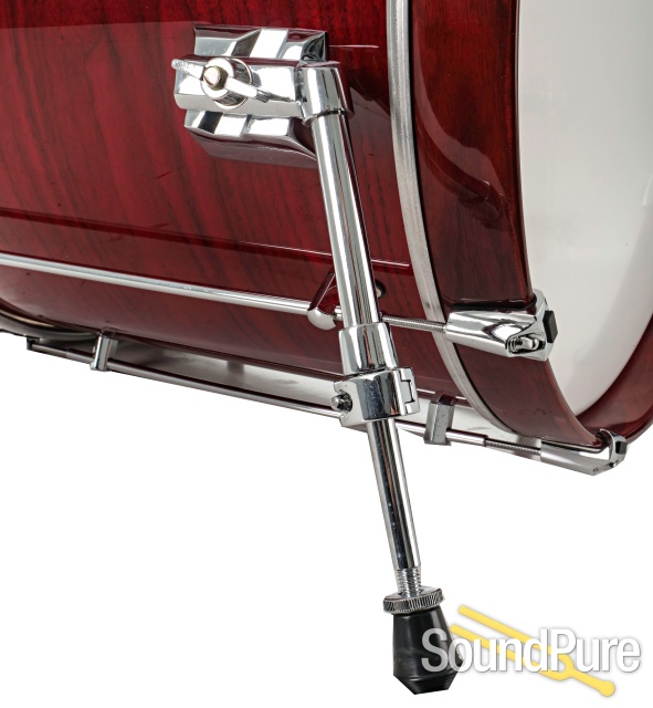 Noble & Cooley 3pc Walnut Ply Drum Set-Translucent Red — image 3