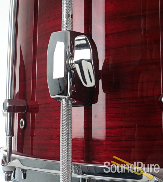 Noble & Cooley 3pc Walnut Ply Drum Set-Translucent Red — image 7