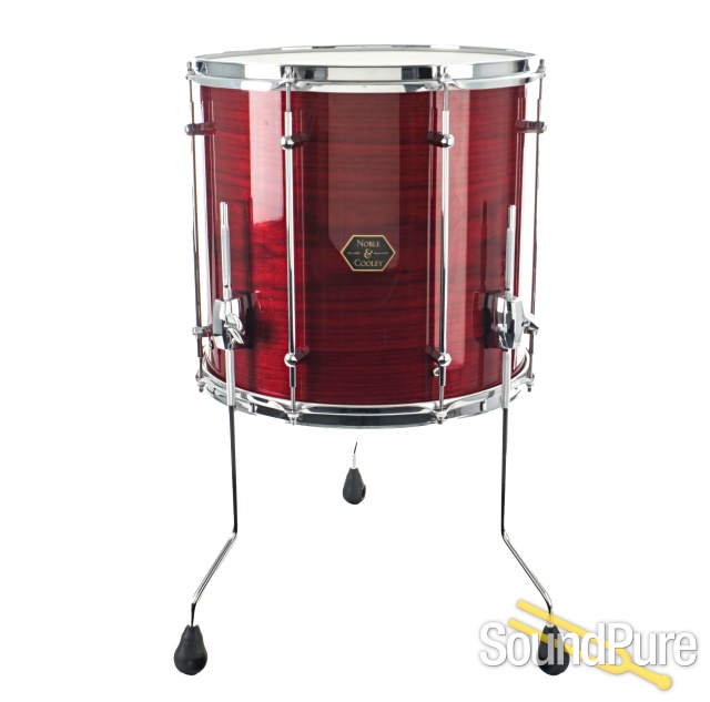 Noble & Cooley 3pc Walnut Ply Drum Set-Translucent Red — image 8
