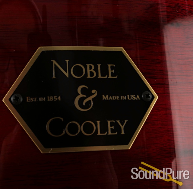 Noble & Cooley 3pc Walnut Ply Drum Set-Translucent Red — image 12