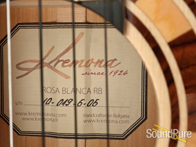 Kremona Rosa Blanca Spruce/Cypress Nylon Guitar #10-019-6-06 — image 2