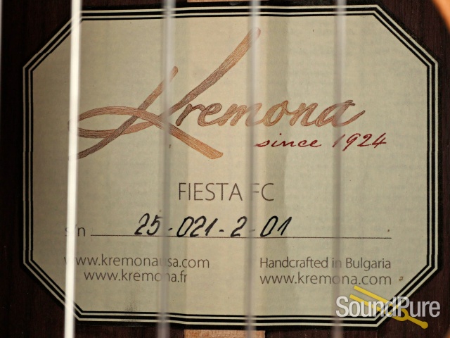 Kremona Fiesta FC Cedar/Indian Rosewood Nylon #25-021-2-01 — image 2
