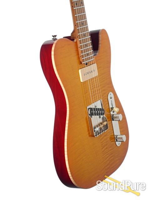 Tuttle Hollow T Faded Ice Tea Electric Guitar #688 - Used — image 2