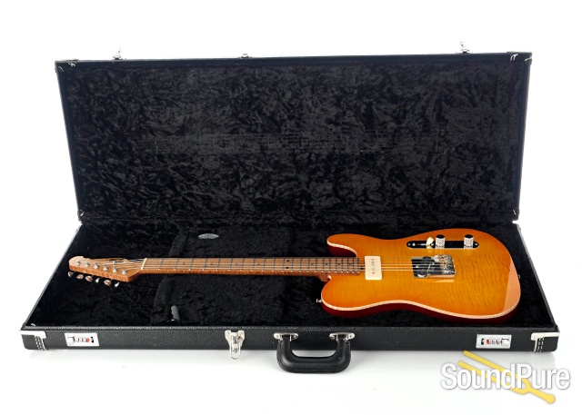 Tuttle Hollow T Faded Ice Tea Electric Guitar #688 - Used — image 4