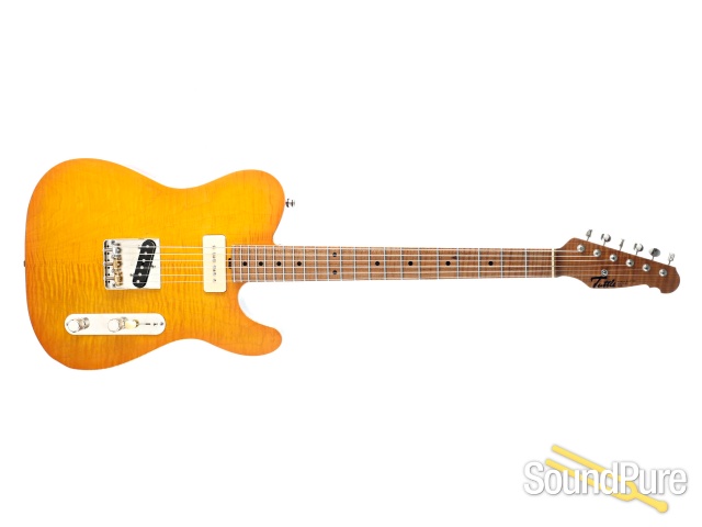 Tuttle Hollow T Faded Ice Tea Electric Guitar #688 - Used — image 8