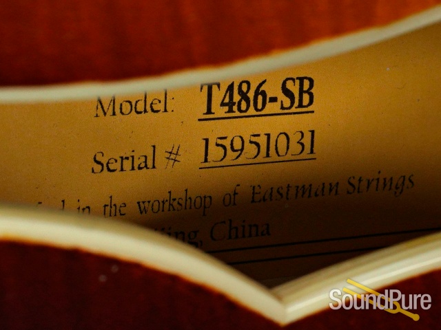Eastman T486-SB Semi-Hollow Electric Guitar #15951031 - Used — image 2