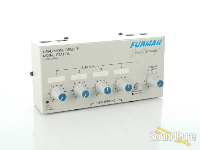 Furman HDS6 Headphone Mix Hub w/ HS-6 Mixers (3) - Used — image 6