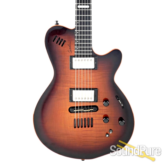 Godin LGX-SA Cognac Burst AAA Electric Guitar #162441 - Used — image 1