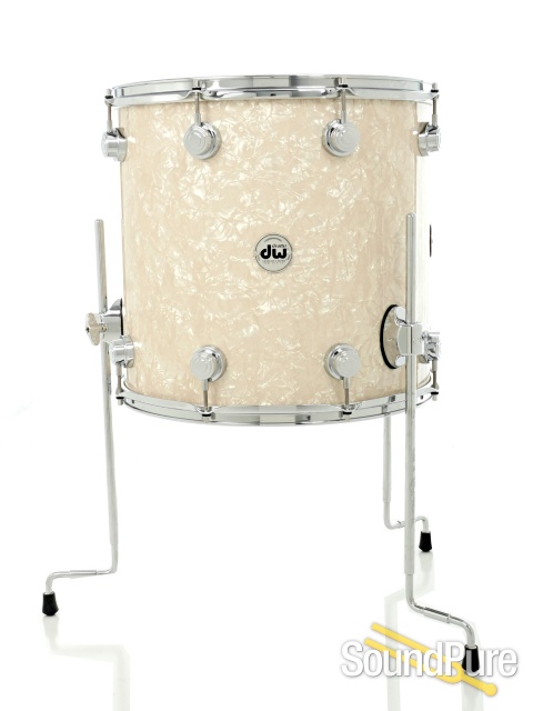 DW 3pc Collectors Maple Mahogany Drum Set-Vin. Marine Pearl — image 2
