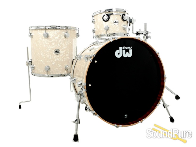 DW 3pc Collectors Maple Mahogany Drum Set-Vin. Marine Pearl