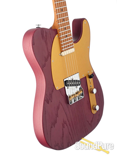 Suhr Andy Wood Signature Modern T Iron Red #JS1L3Q - Used — image 2