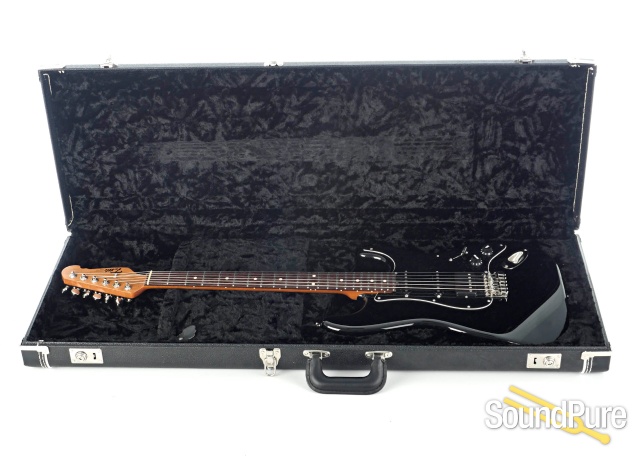 Tuttle Custom Classic S Black Electric Guitar #652 - Used — image 4
