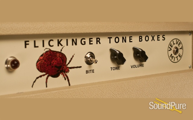 Flickinger Velvet Mite 10 watt amp head and 2x10 Cabinet — image 2