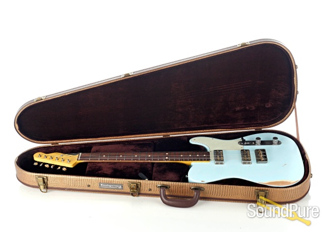 Nash GF-2 Sonic Blue Electric Guitar #SND-178 - Used — image 4