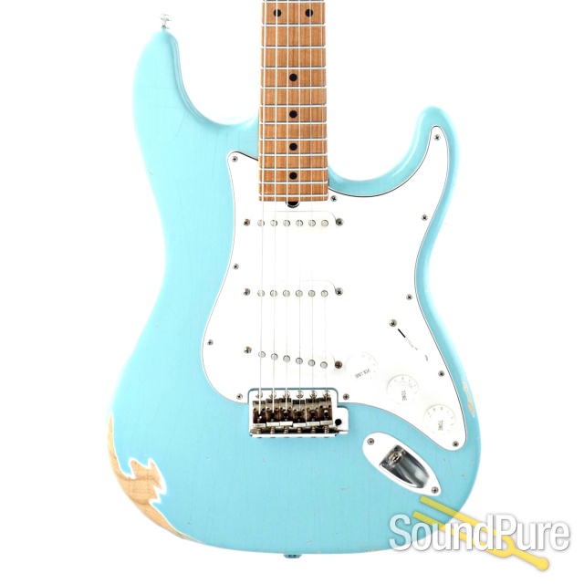 Suhr Custom Classic S Antique Daphne Blue #J52F4H — image 1