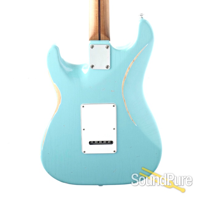 Suhr Custom Classic S Antique Daphne Blue #J52F4H — image 5