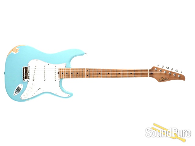 Suhr Custom Classic S Antique Daphne Blue #J52F4H — image 8