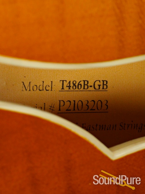 Eastman T486B-GB Semi-Hollow Electric #P2103203 — image 2