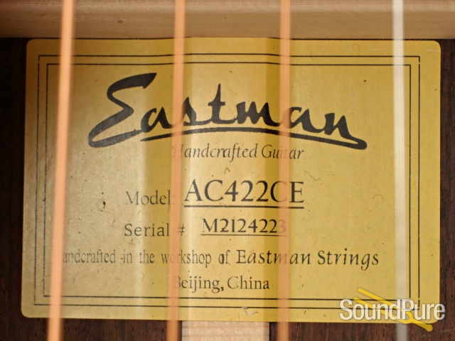Eastman AC422CE Grand Auditorium Acoustic Guitar #M2124223 — image 2
