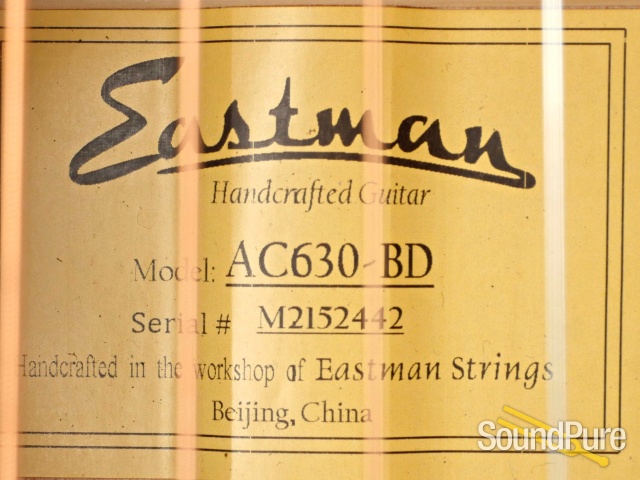 Eastman AC630-BD Acoustic Guitar #M2152442 — image 2