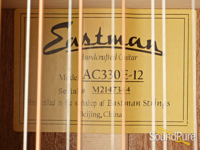 Eastman AC330E-12 Acoustic 12-String Guitar #M2147344 — image 2