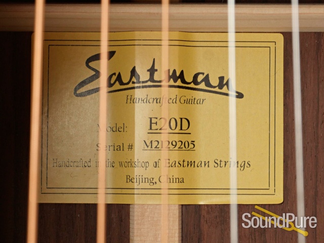 Eastman E20D Adirondack/Rosewood Acoustic #M2129205 — image 2
