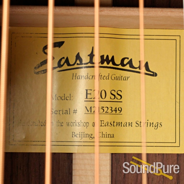 Eastman E20SS Adirondack/Rosewood Acoustic Guitar #M2152349 — image 2