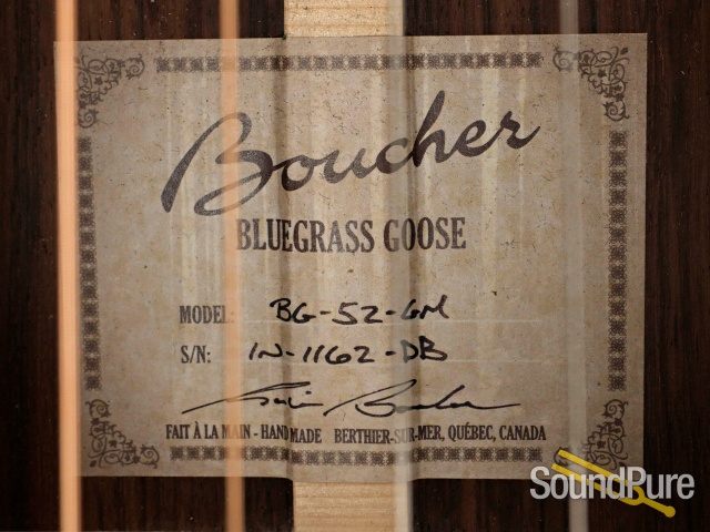 Boucher BG-52-GM Addy/EIR Dreadnought #IN-1162-DB - Used — image 2