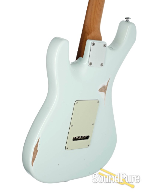 Suhr Ian Thornley Sig. Classic S Antique Sonic White #68933 — image 3