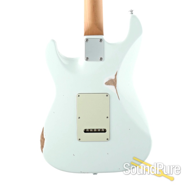 Suhr Ian Thornley Sig. Classic S Antique Sonic White #68933 — image 5