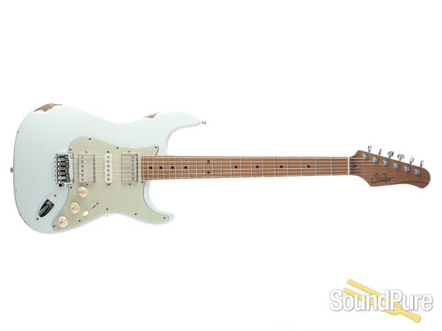 Suhr Ian Thornley Sig. Classic S Antique Sonic White #68933 — image 8