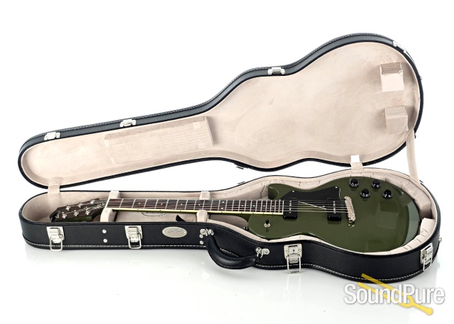 Collings 290 Olive Drab Electric Guitar #290221730 — image 4
