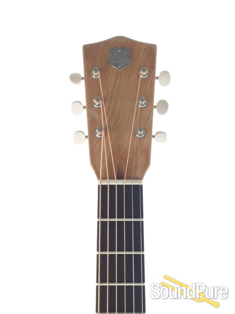 National Raw 14 Fret Brass Resonator Guitar #24375 — image 7