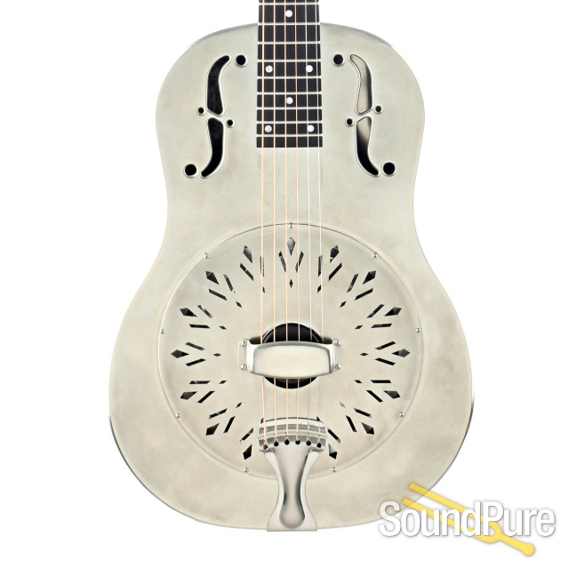 National Raw German Silver Resonator Guitar #24429 — image 1