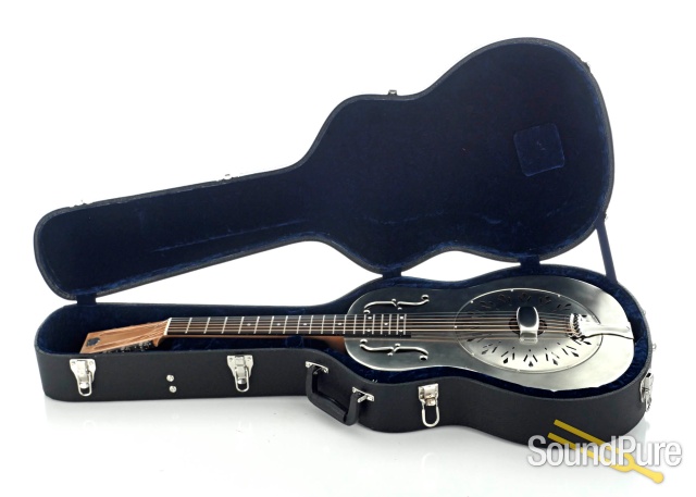 National Raw German Silver Resonator Guitar #24429 — image 4