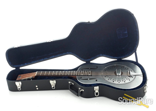 National Raw Steel Resonator Guitar #24430 — image 5